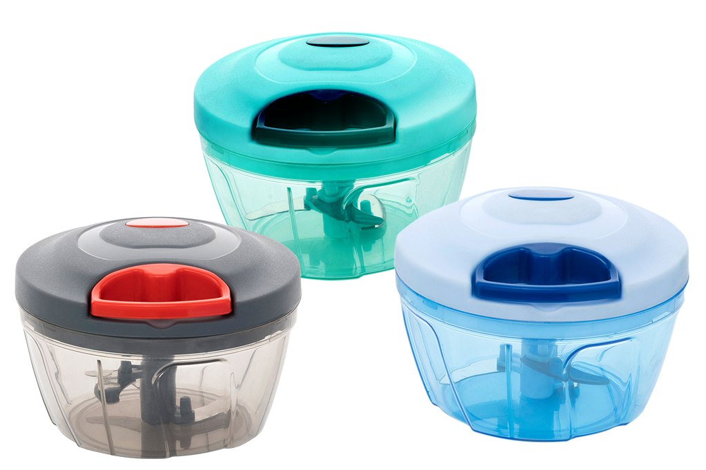 Manual Food Chopper Compact Vegetable Chopper -  1 Piece (Color as per availability)