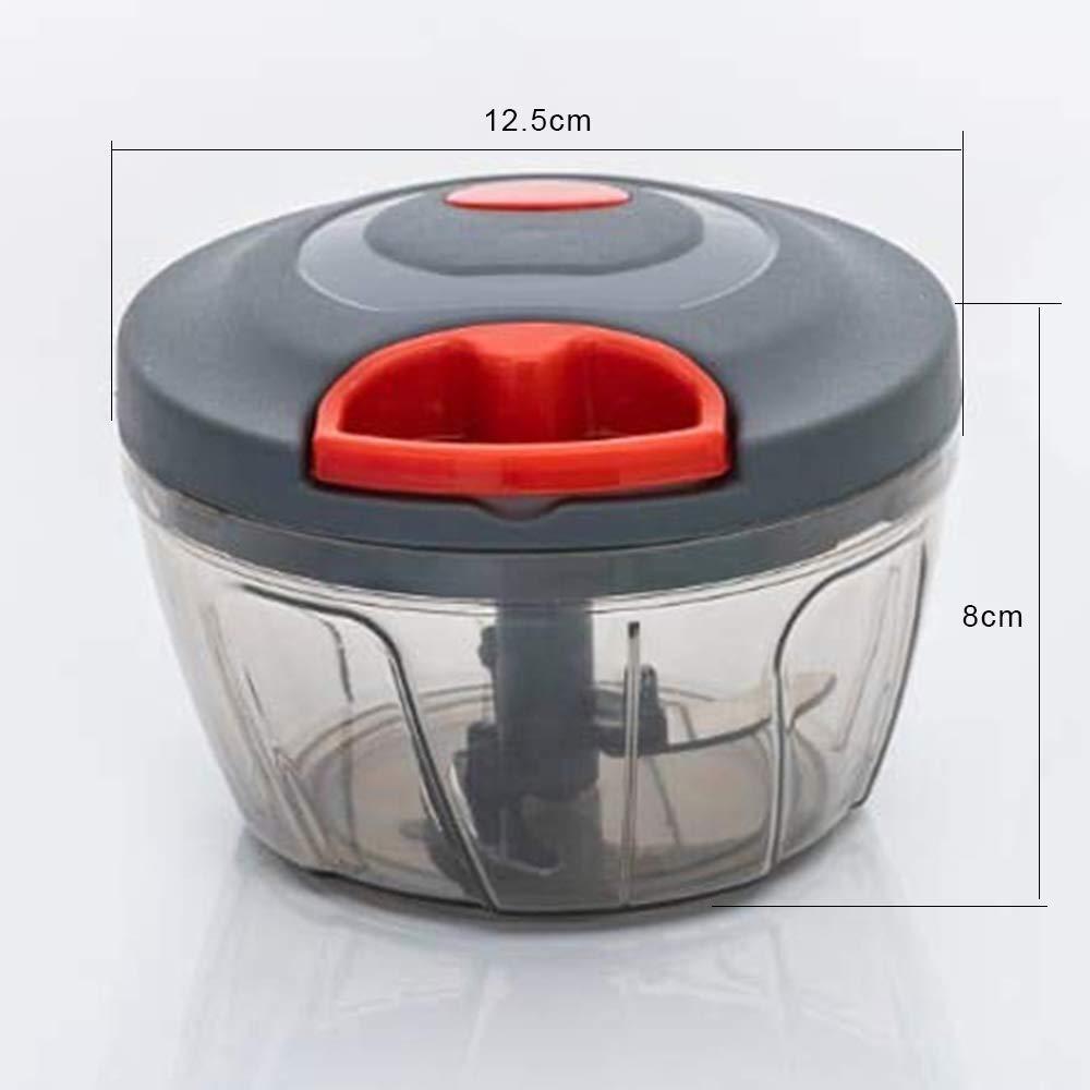 Manual Food Chopper Compact Vegetable Chopper -  1 Piece (Color as per availability)