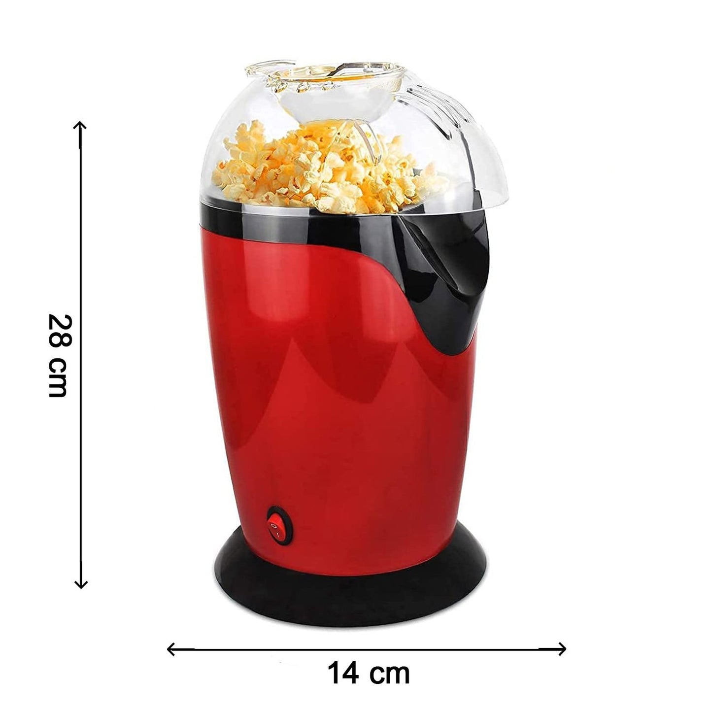 Hot Air Popcorn Popper Electric Machine Snack Maker - Oil Free