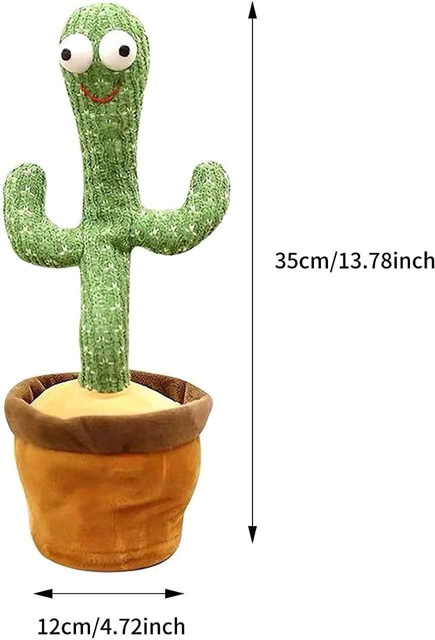 LED Musical Dancing & Mimicry Cactus Toy - 1 pc