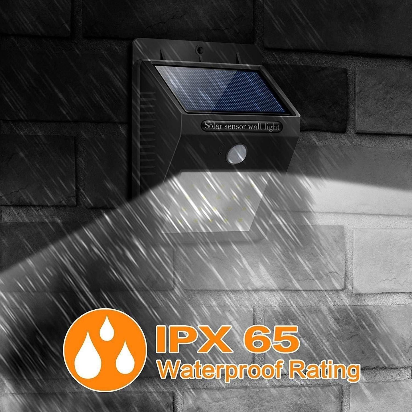 LED Bright Outdoor Lights with Motion Sensor - Serves as Security Light Also