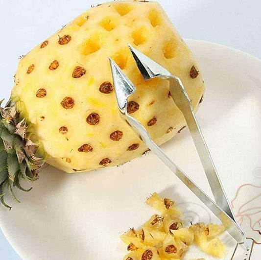 Stainless Steel Pineapple Eye Remover - ALSO FOR TOMATOES. GARLIC, ONION ETC