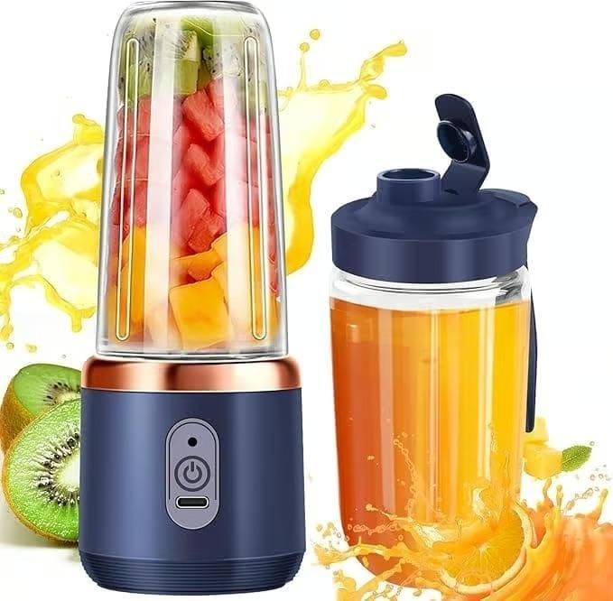 Multifunctional Small battery Operated Portable Juicer - Blender With Sipper Jar Lid