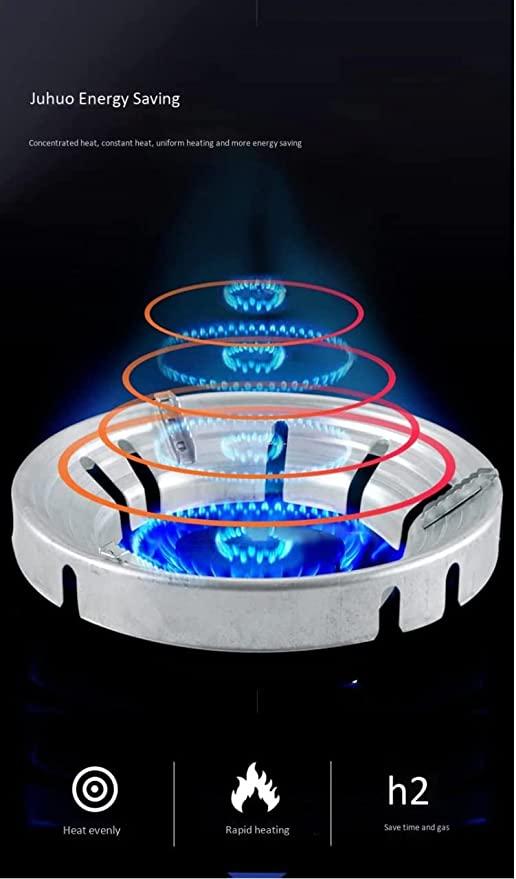 Gas Saver Metal Burner Stand Cooking Gas Saver Jali Ring Gas Stove Fire & Windproof Chula Stand Stove protector washable (Pack of 2)