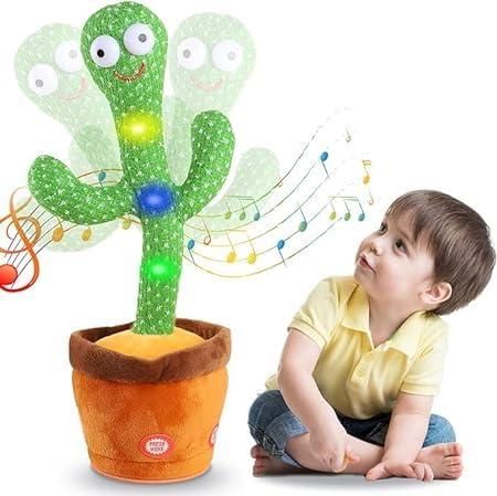 LED Musical Dancing & Mimicry Cactus Toy - 1 pc