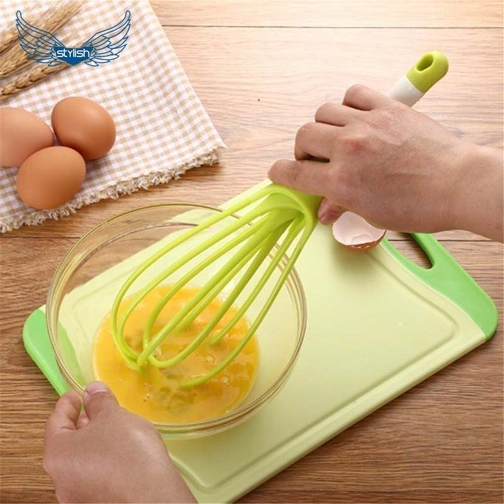 Plastic Whisk Mixer For Milk Coffee Juice Balloon Whisk - 1 pc