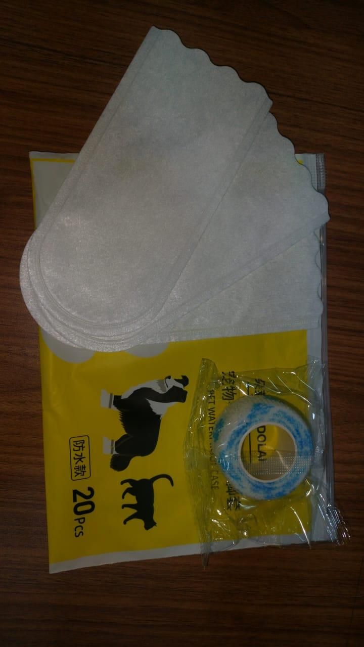 Pamper your pet with Pet Walking Disposal Dog feet covers 20 pcs