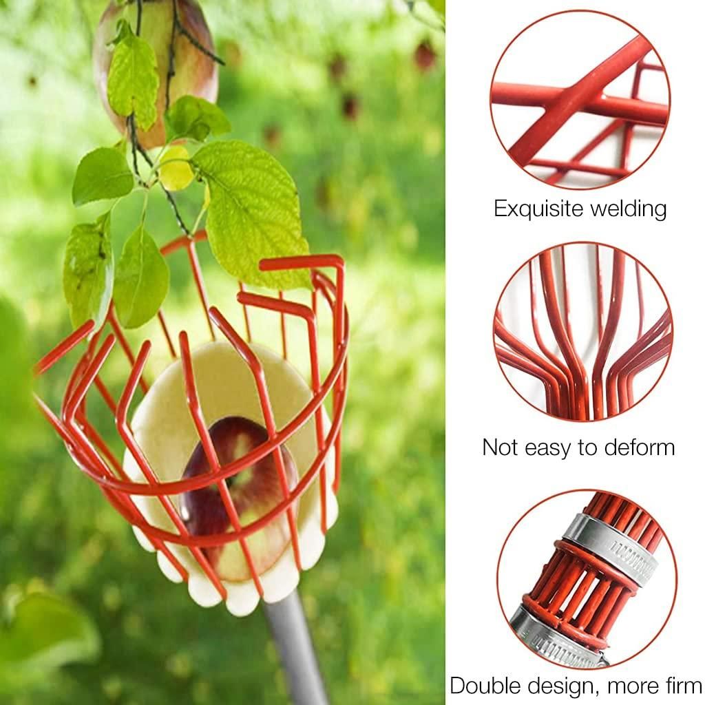 Fruit Picker with Basket for farms & home garden
