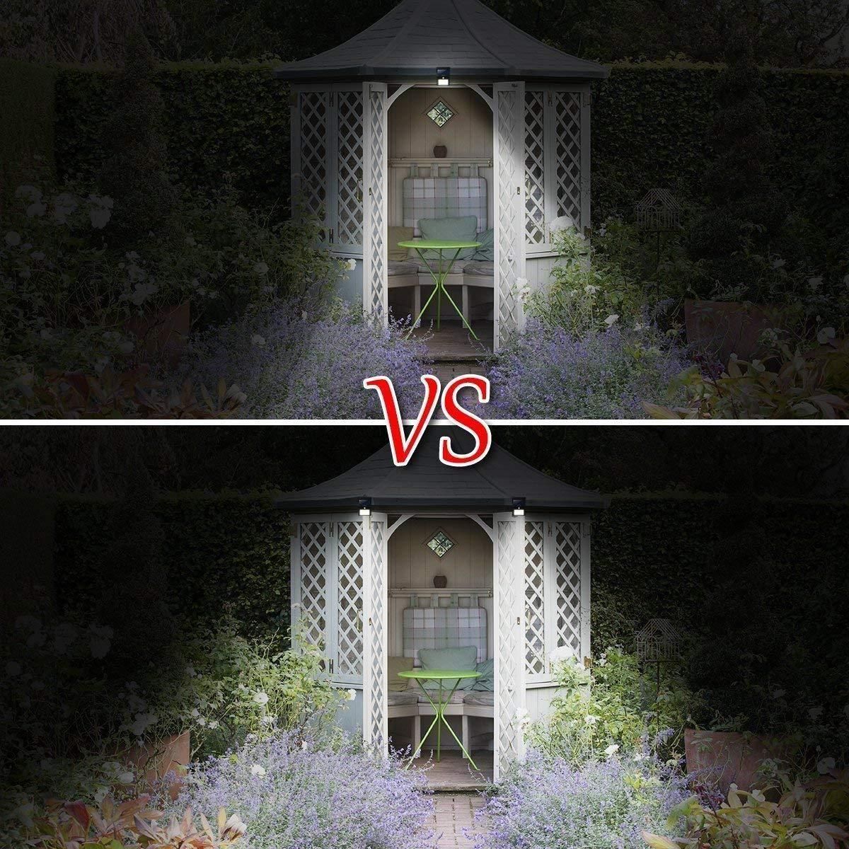 LED Bright Outdoor Lights with Motion Sensor - Serves as Security Light Also