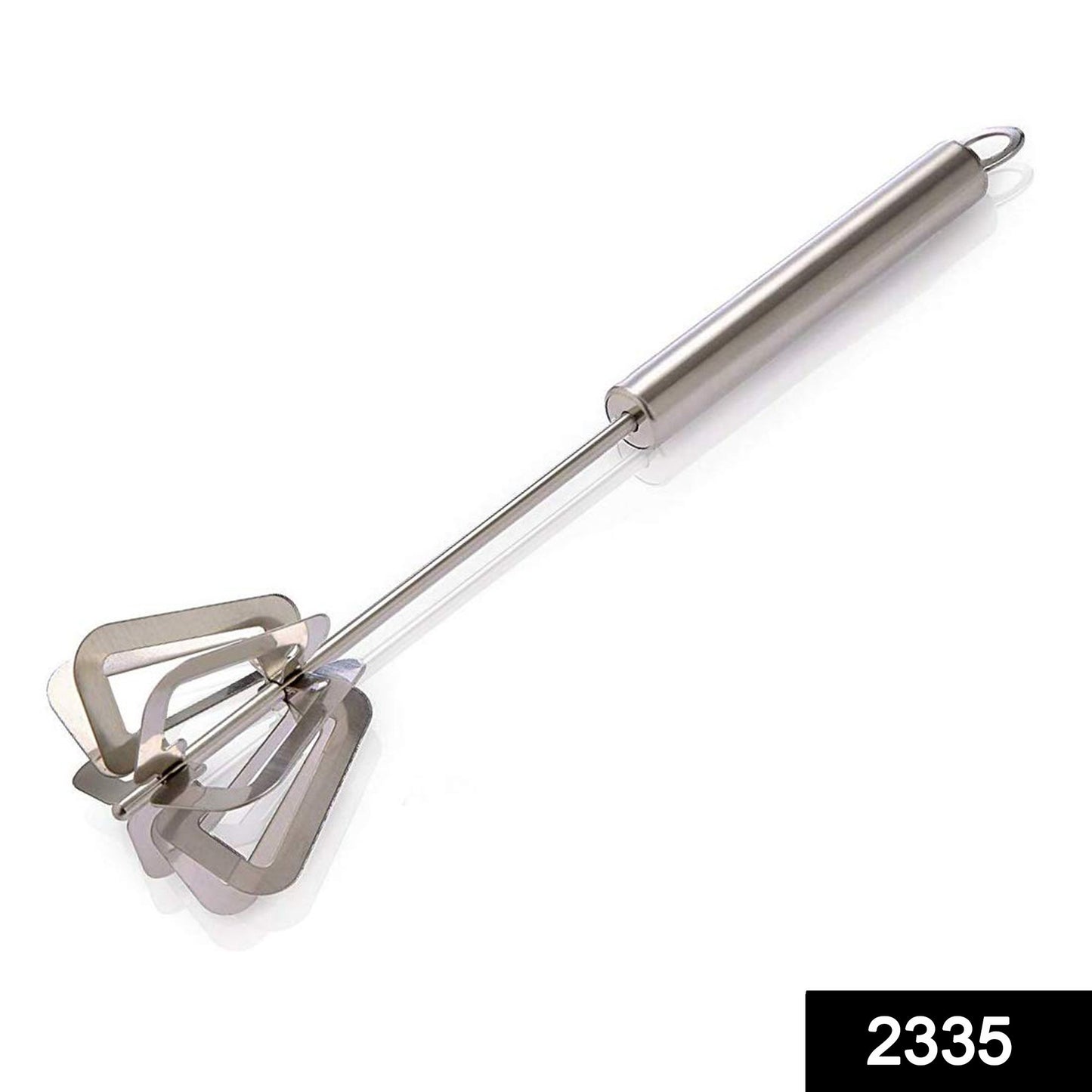 Stainless Steel Manual Mixi Hand Blender, Butter Churner Mathni - SPRING PUSH HANDLE