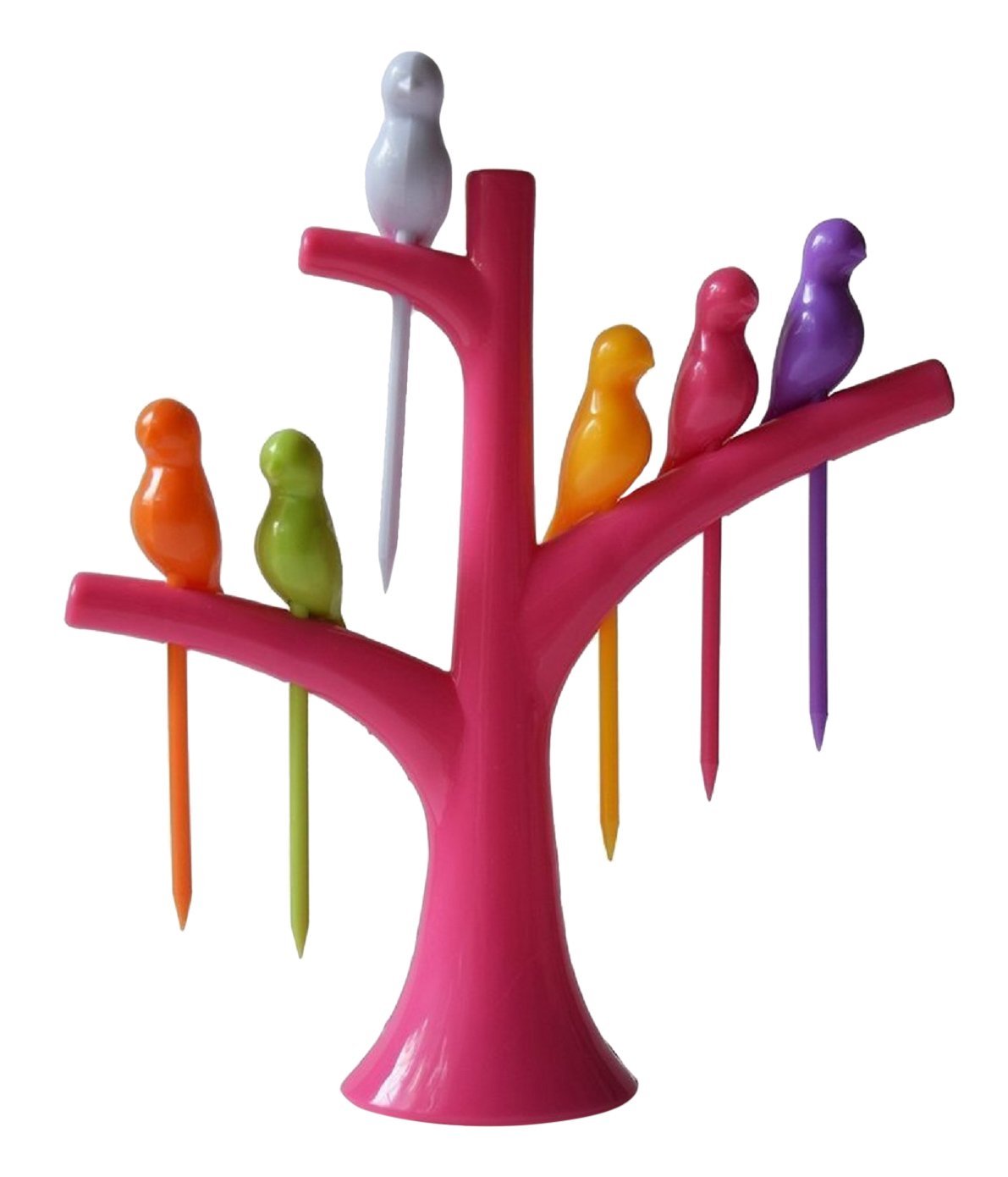 6 Pc Bird Shape Fork - Beautiful Tree Design - Easy to hold - Reusable
