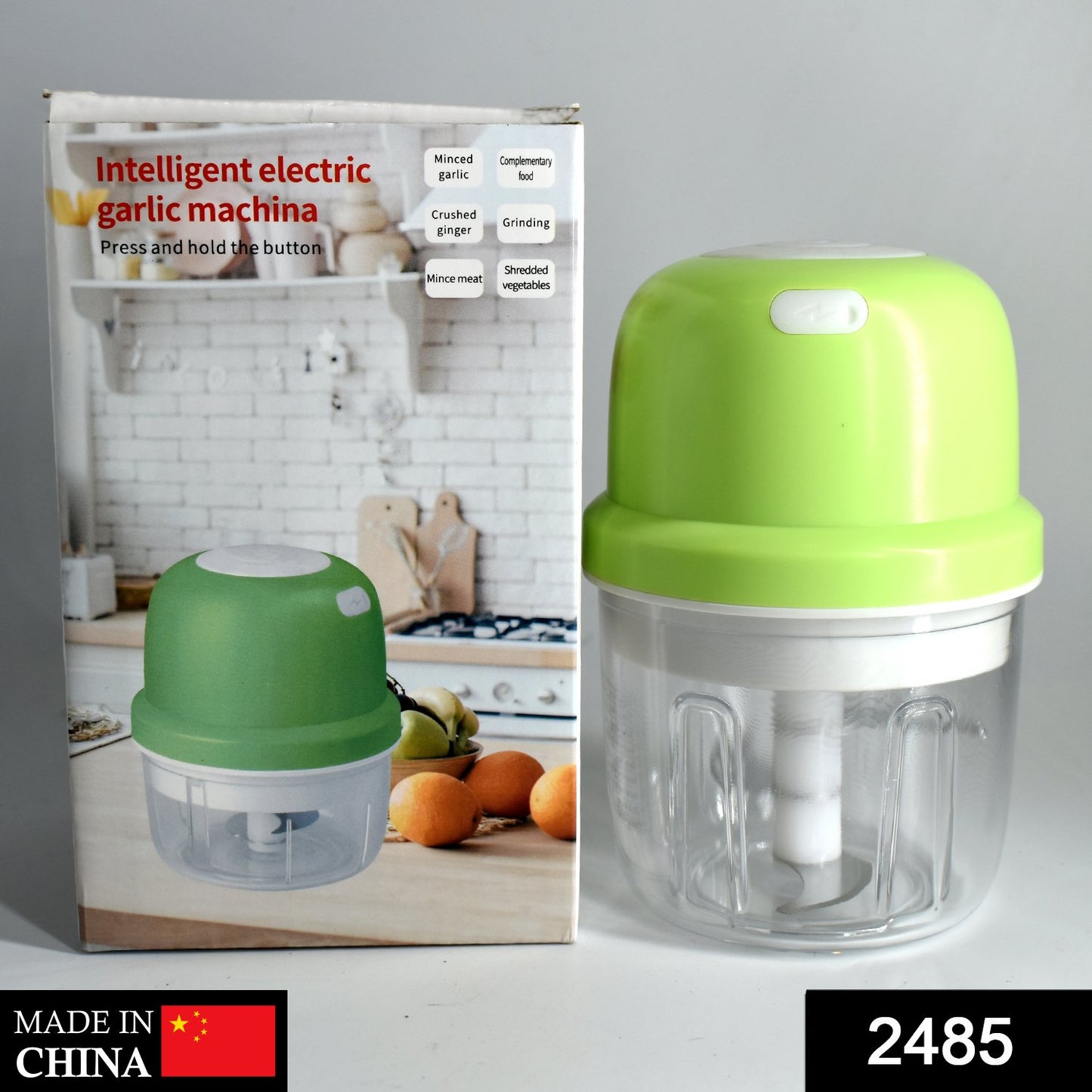 Portable Usb Rechargeable Electric Fruit Vegetable  Chopper - TRY IT TO BELIEVE - A MUST HAVE FOR EVERY KITCHEN