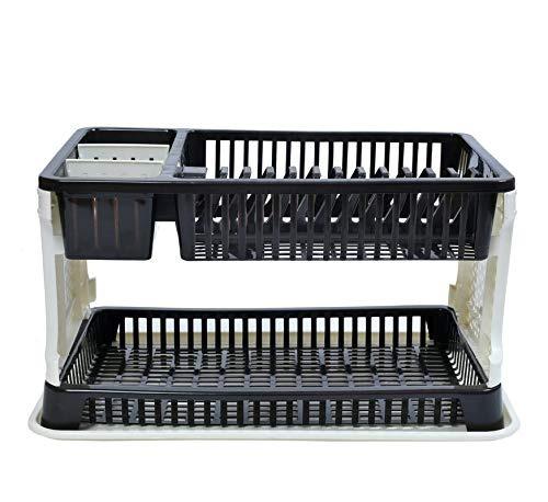 Kitchen Organizer Rack With Water Storing Tray/dish at Bottom - Can also be used ass stationary organiser in officer & shops