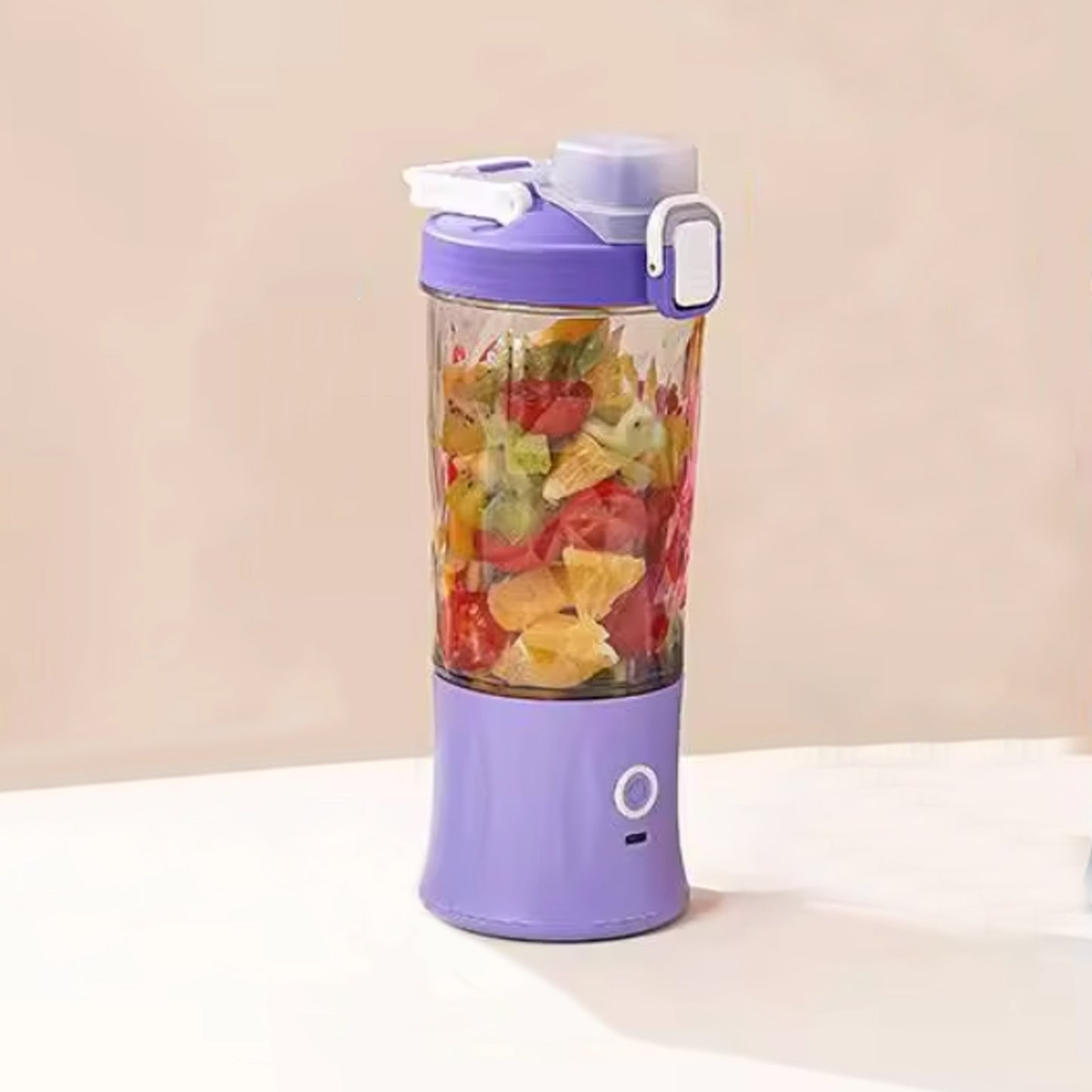 Eletric Crusher Juicer With Light 8 Blades (600 Ml  Multicolor)