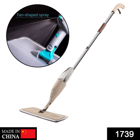 Floor Cleaning Spray Mop With Removable Washable Cleaning Pad - NO NEED FOR WATER BUCKET