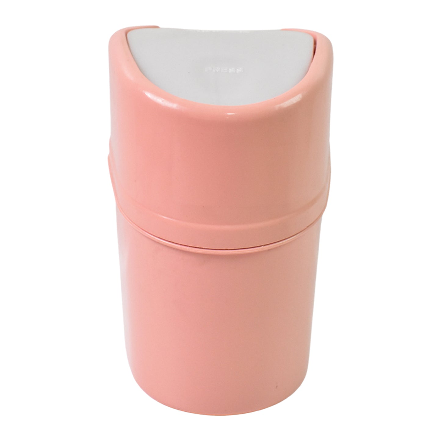 Mini Plastic Trash Can Dustbin With Swing Lid (1 Pc) -IDEAL FOR DRESSING TABLE, BATHROOM, OFFICE TABLE, STUDY TABLE, CAR ETC