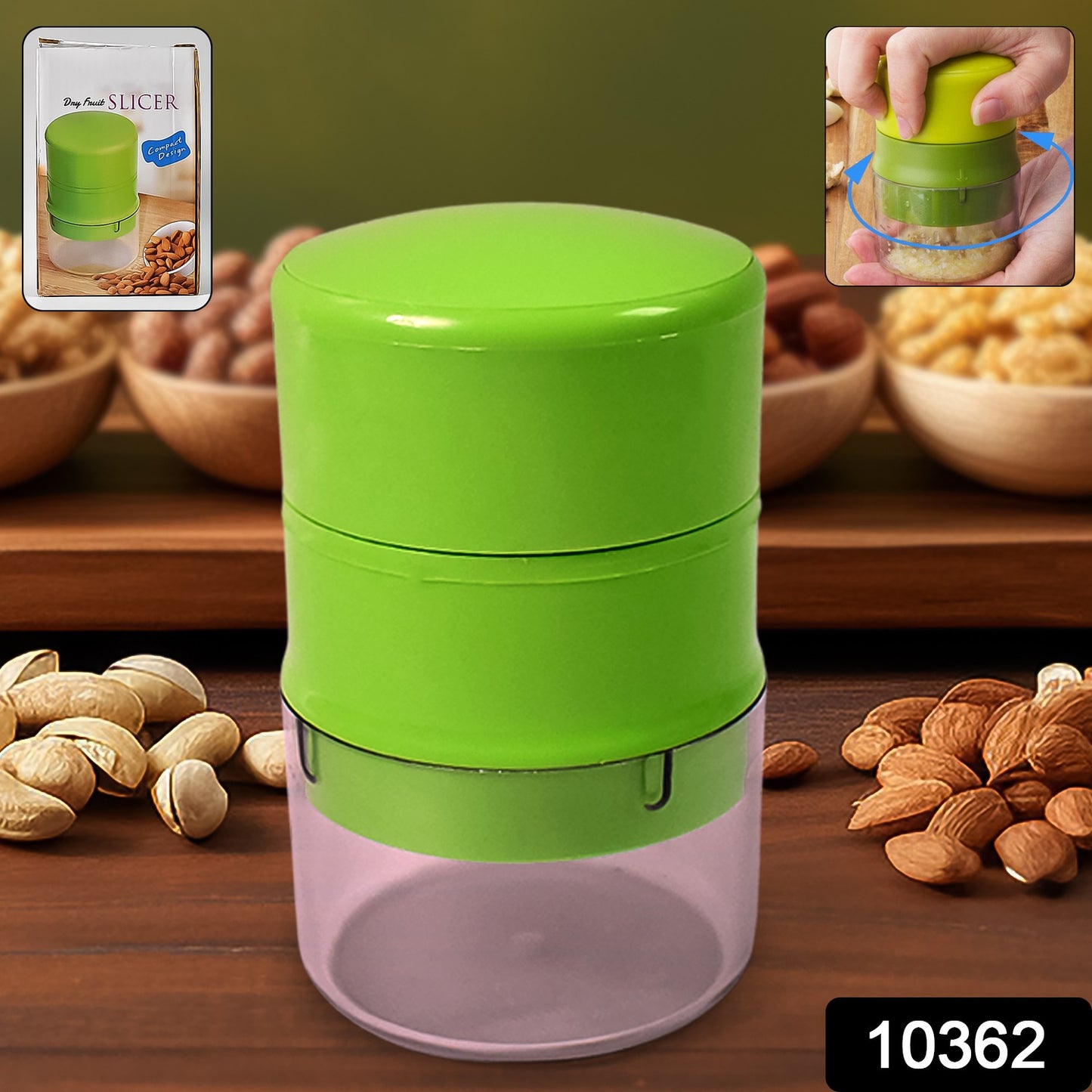 Hand Press Dry Fruit Cutter And Slicer Vegetable Fruit Slice (1 Pc)