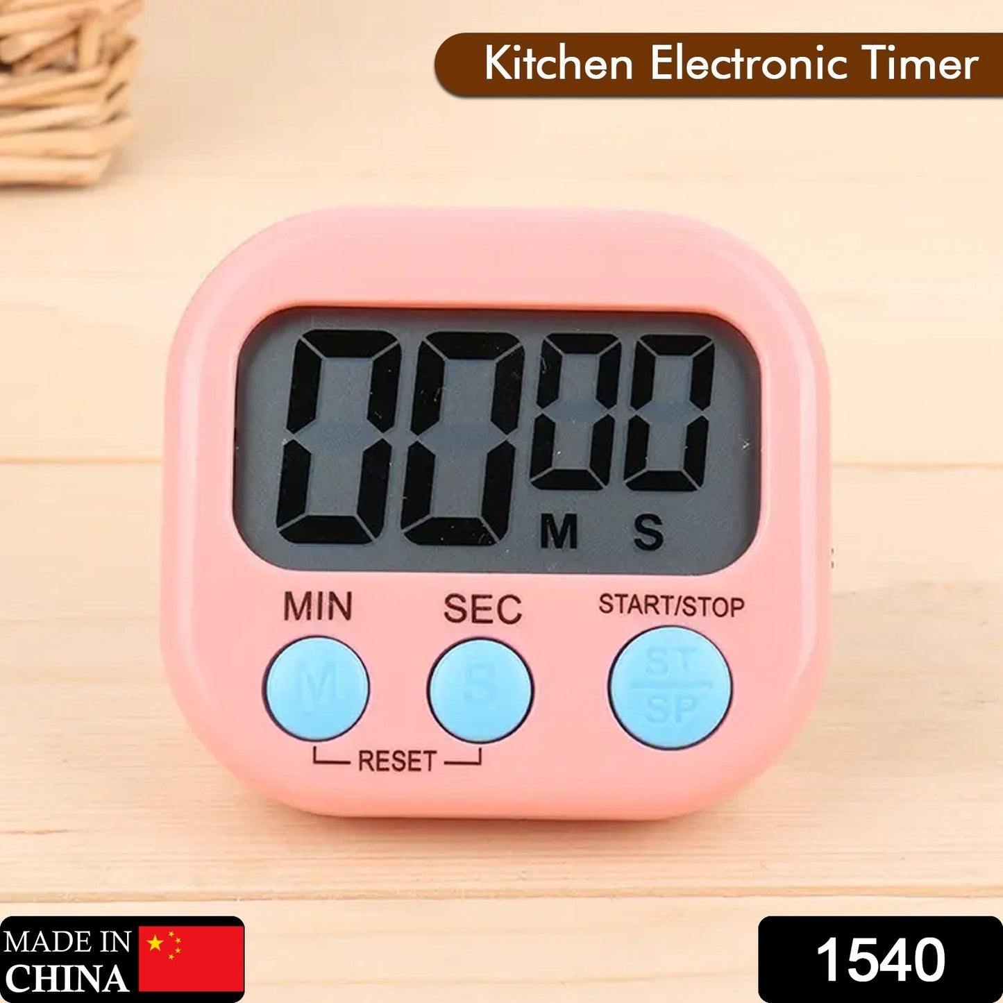 Digital Timer 0-99 Min - PERFECT FOR KITCHEN & OFFICE TASK SETTINGS